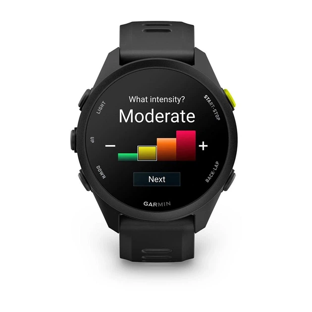 Смарт-часы Garmin Forerunner 70 Black с черным ремешком - Фото 2 Смарт-часы Garmin Forerunner 70 Black с черным ремешком - изображение 2