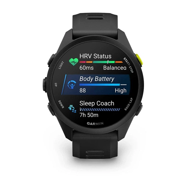 Смарт-часы Garmin Forerunner 70 Black с черным ремешком - Фото 3 Смарт-часы Garmin Forerunner 70 Black с черным ремешком - изображение 3