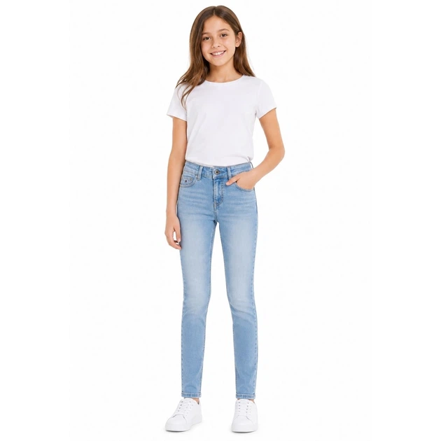 Дівчачі джинси Tommy Hilfiger Simon скінні 128 - изображение 5