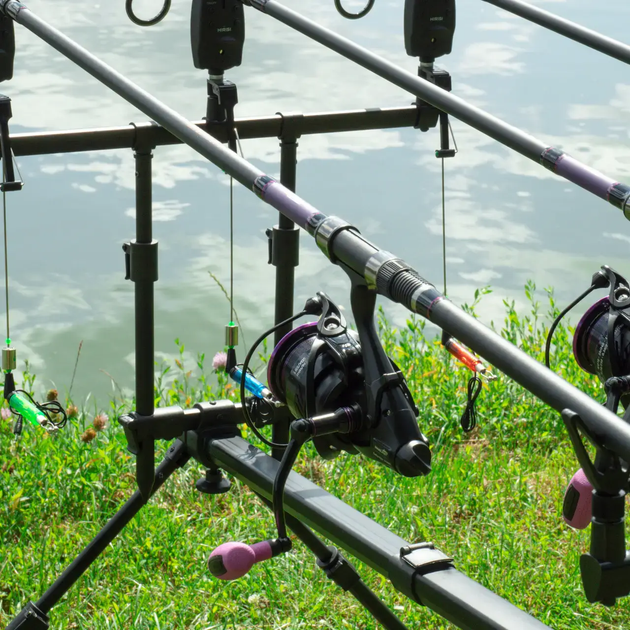 Карповий набір Вудлища Weida Carp Expert 3,90 м + котушки + Род Под на 4 Вудлища + Свінгера+ Сигналізатори - Фото 6 Карповий набір Вудлища Weida Carp Expert 3,90 м + котушки + Род Под на 4 Вудлища + Свінгера+ Сигналізатори - зображення 6