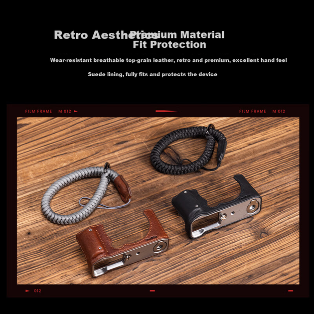 Комплектация SmallRig 4877: L-образная рукоятка для камеры Fuji X-M5, упор для большого пальца XM5, крышка горячего башмака, чехол для камеры из натуральной кожи, подставка, клетка Time Machine, аксессуары для фотосъемки. - изображение 6