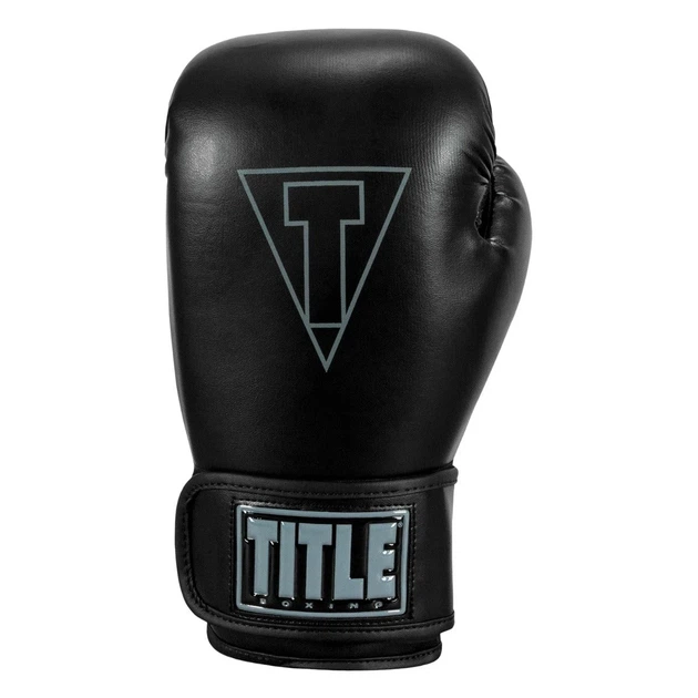 Боксерские перчатки TITLE Boxing Vegan 14 oz Черные - изображение 5