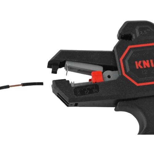 Автоматический стриппер KNIPEX 12 62 180 снятия изоляции с кабеля для кабелей 0,2-6,0 мм² Черный - Фото 4 Автоматический стриппер KNIPEX 12 62 180 снятия изоляции с кабеля для кабелей 0,2-6,0 мм² Черный - изображение 4