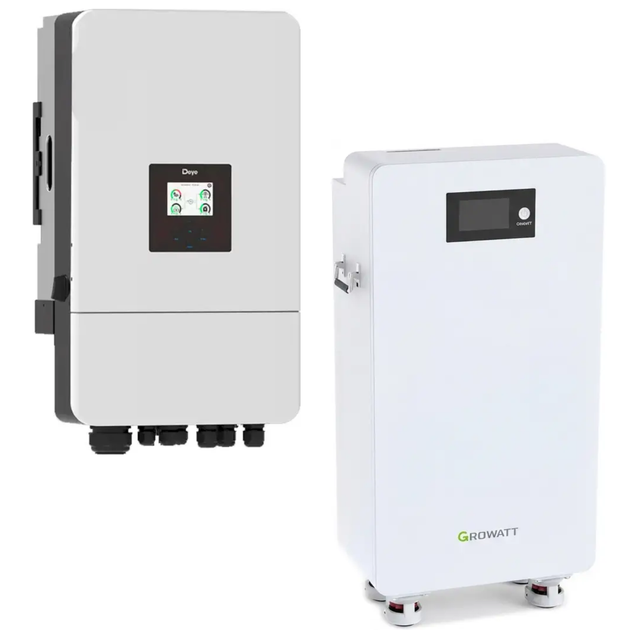 Комплект автономного енергопостачання Deye SUN-12K-SG05LP3-EU 12 кВт 3-фазний + Growatt HOPE 16.0LM-A1 LiFePO4 16 кВт·год - Фото 2 Комплект автономного енергопостачання Deye SUN-12K-SG05LP3-EU 12 кВт 3-фазний + Growatt HOPE 16.0LM-A1 LiFePO4 16 кВт·год - зображення 2