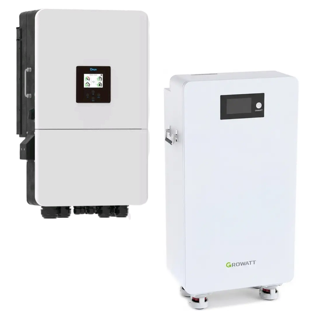 Комплект автономного енергопостачання Deye SUN-20K-SG05LP3-EU-SM2 20 кВт 3-фазний + Growatt HOPE 16.0LM-A1 LiFePO4 16 кВт·год - зображення 2