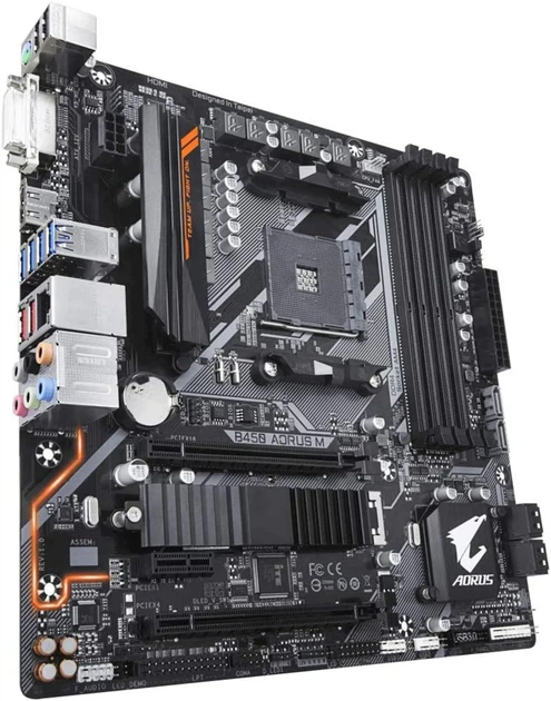 Материнская плата Gigabyte B450 Aorus M (102216639) - Уценка - изображение 3
