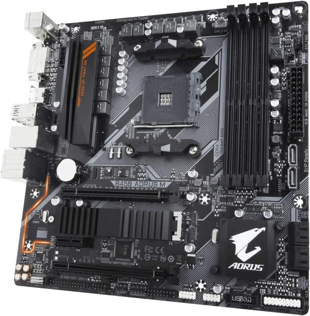 Материнская плата Gigabyte B450 Aorus M (102216639) - Уценка - изображение 4