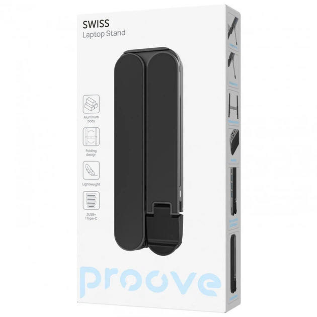 Підставка для ноутбука Proove Swiss silver (LSSW00322004) - зображення 4