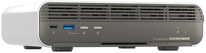 Мережеве сховище QNAP TBS-h574TX-i3-12G / Intel Core i3 / 12GB RAM / 5xE1.S (M.2 NVMe) / 2xThunderbolt 4 / 10GbE / 2.5GbE / HDMI (102155434) - зображення 2