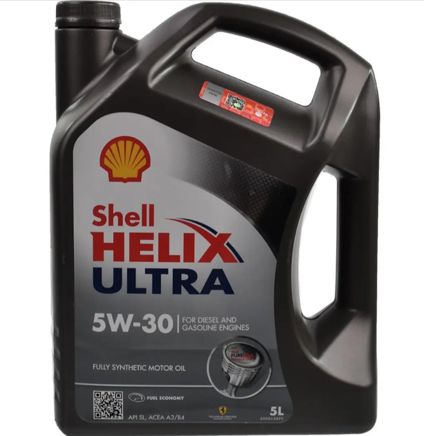 Моторное масло Shell Helix Ultra 5W30, 5л SHELL 600058246 - Фото 1 Моторное масло Shell Helix Ultra 5W30, 5л SHELL 600058246 - изображение 1
