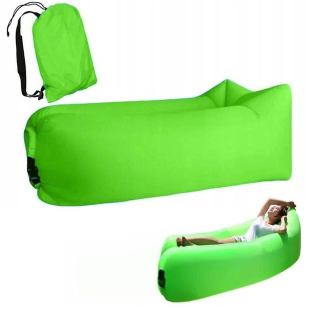 Ламзак надувной диван-шезлонг Supretto Air Sofa 1,90 м Зеленый (2981) - Фото 1 Ламзак надувной диван-шезлонг Supretto Air Sofa 1,90 м Зеленый (2981) - изображение 1