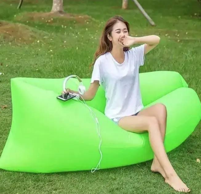 Ламзак надувной диван-шезлонг Supretto Air Sofa 1,90 м Зеленый (2981) - Фото 5 Ламзак надувной диван-шезлонг Supretto Air Sofa 1,90 м Зеленый (2981) - изображение 5