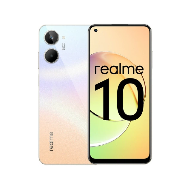 Смартфон Realme 10 8/256Gb Clash White (Global Version) NFC - Фото 1 Смартфон Realme 10 8/256Gb Clash White (Global Version) NFC - изображение 1