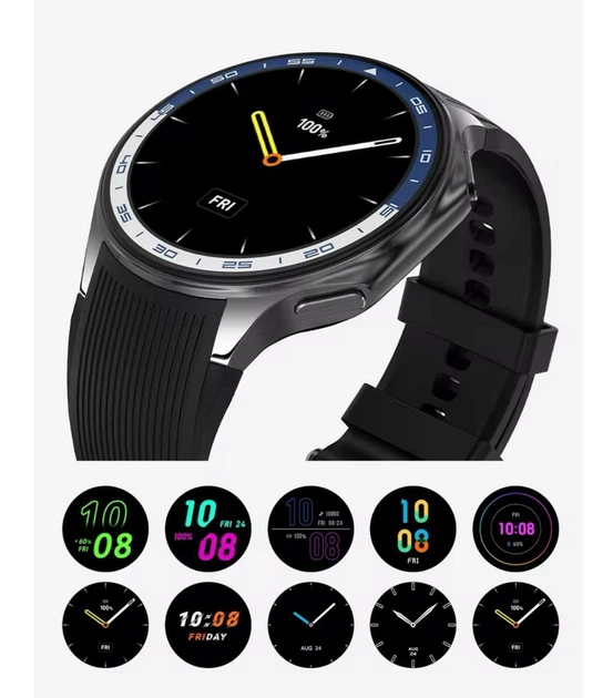 Смарт-часы Smart watch DT Watch X Black (3 straps) - изображение 3