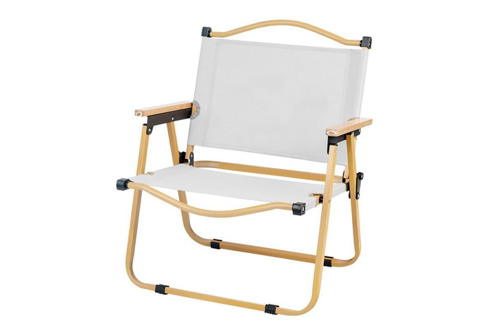 Стул туристический складной STD-05 76х50х51 см Бежевый - изображение 2