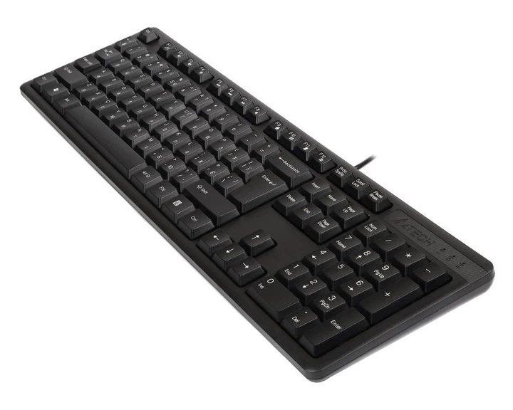 Клавіатура A4Tech KK-3 Black (KK-3 USB (Black)) - Фото 1 Клавіатура A4Tech KK-3 Black (KK-3 USB (Black)) - зображення 1