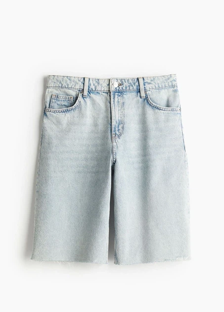 Шорти H&M 11538 Блакитний 34 (1281) - Фото 3 Шорти H&M 11538 Блакитний 34 (1281) - изображение 3