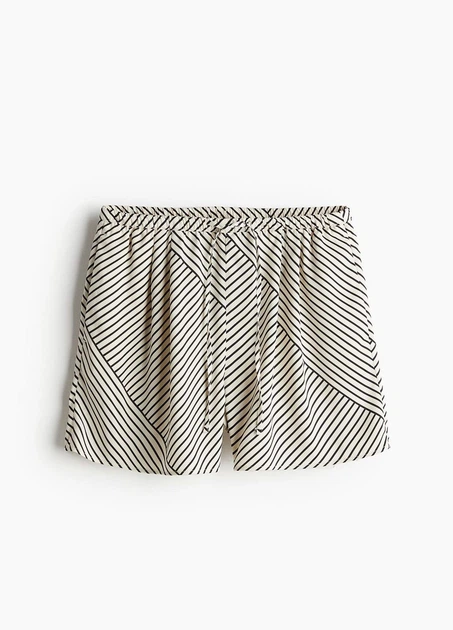 Шорти H&M 11618 Молочний з чорним XS (1361) - зображення 2