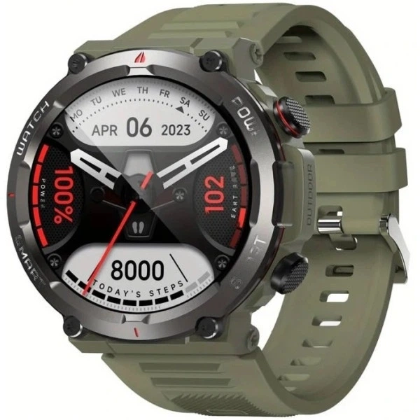 Смарт-часы IOWODO W50 Green - Фото 1 Смарт-часы IOWODO W50 Green - изображение 1