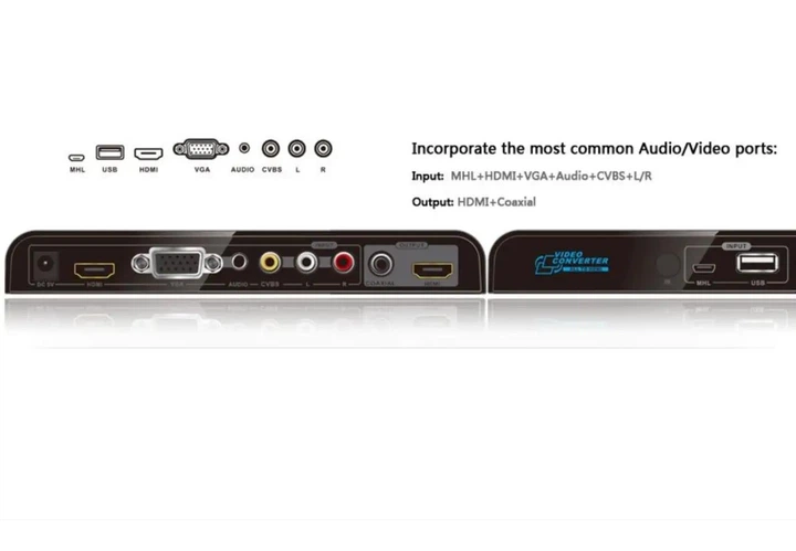 Устройство скаллер-конвертер HDMI коммутатор и USB медиаплеер для комфортного просмотра фильмов дома Lenkeng - изображение 2