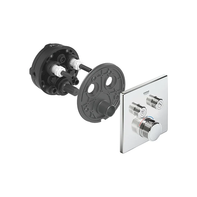 Grohe Grohtherm SmartControl Термостат на 2 потребителя, хром (29124000) - изображение 2