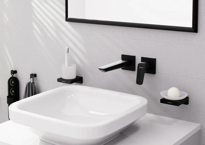 Hansgrohe Logis Fine Смеситель для раковины, черный матовый (71256670) - изображение 2