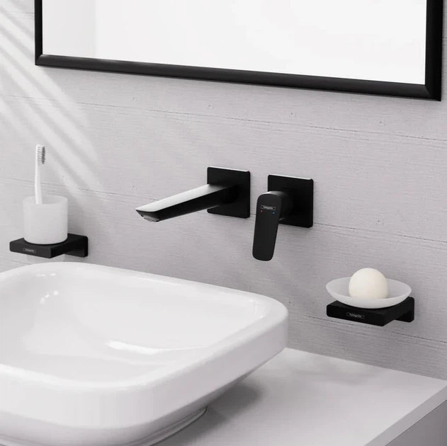 Hansgrohe Logis Fine Смеситель для раковины, черный матовый (71256670) - изображение 4