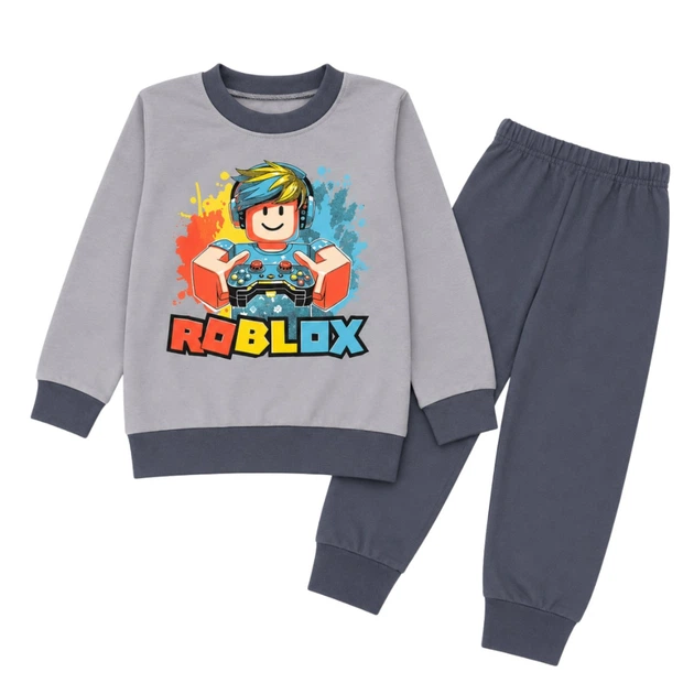 Пижама для мальчика кулир Арлекин Roblox 349-022 56 80 см - 86 см Серая - Фото 1 Пижама для мальчика кулир Арлекин Roblox 349-022 56 80 см - 86 см Серая - изображение 1
