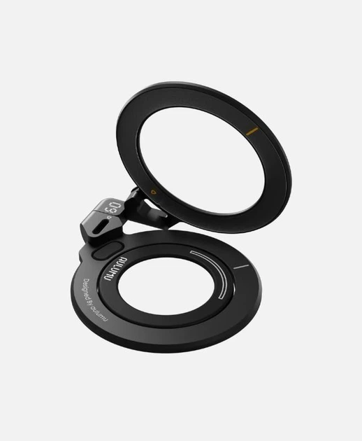 Подставка магнитная для смартфона универсальная Aulumu G09 Infinite 360° Magnetic Stand Вращение по 3 осям для iPhone 12-17 Черная - изображение 3