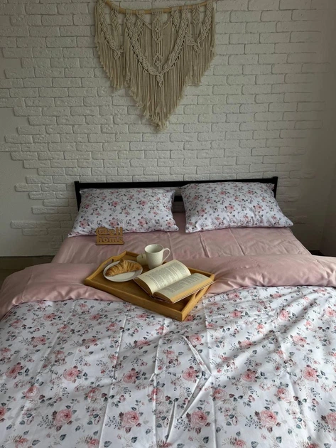 Постільна білизна LINDA , сатин PREMIUM, півтораспальний 70/70 на резинці 90/200/35, Ell Home - зображення 3