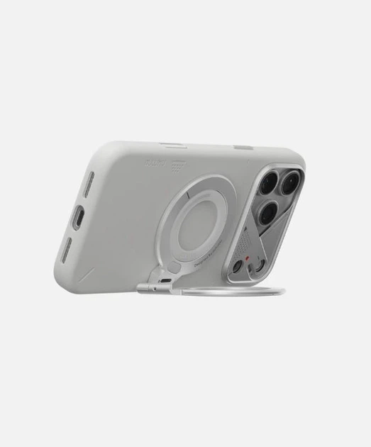 Подставка магнитная для смартфона универсальная Aulumu G09 Infinite 360° Magnetic Stand Вращение по 3 осям для iPhone 12-17 Серебро - изображение 10