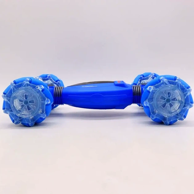 Радіокерована машинка-перевертень RQ2093 синя 1:16 30 хвилин роботи USB заряджання 2.4 ГГц - Фото 4 Радіокерована машинка-перевертень RQ2093 синя 1:16 30 хвилин роботи USB заряджання 2.4 ГГц - зображення 4