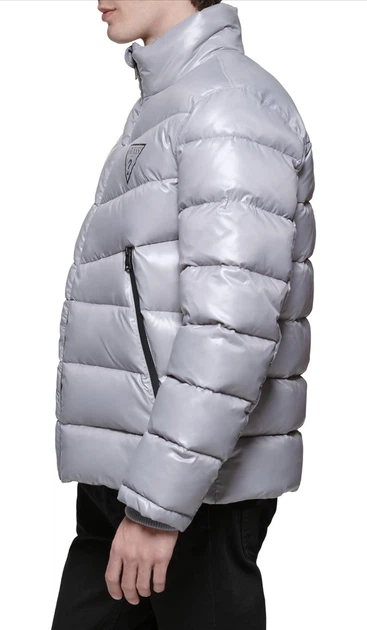 Куртка зимняя мужская Guess M 111AN188 Silver - Фото 3 Куртка зимняя мужская Guess M 111AN188 Silver - изображение 3