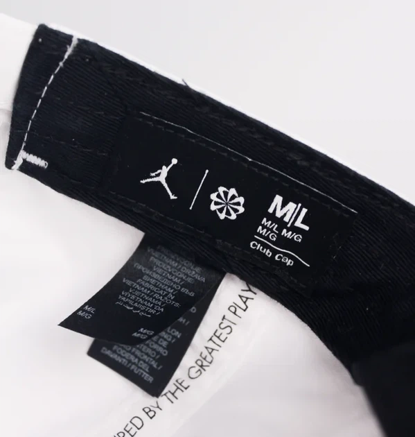 Кепка унісекс Air Jordan U Club Cap Us Cb Wsh Jm White HQ1963-100 білий розмір L - Фото 7 Кепка унісекс Air Jordan U Club Cap Us Cb Wsh Jm White HQ1963-100 білий розмір L - изображение 7