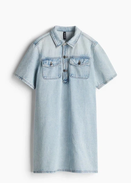Плаття H&M 16214 Світлий блакитний M (1274) - Фото 3 Плаття H&M 16214 Світлий блакитний M (1274) - изображение 3