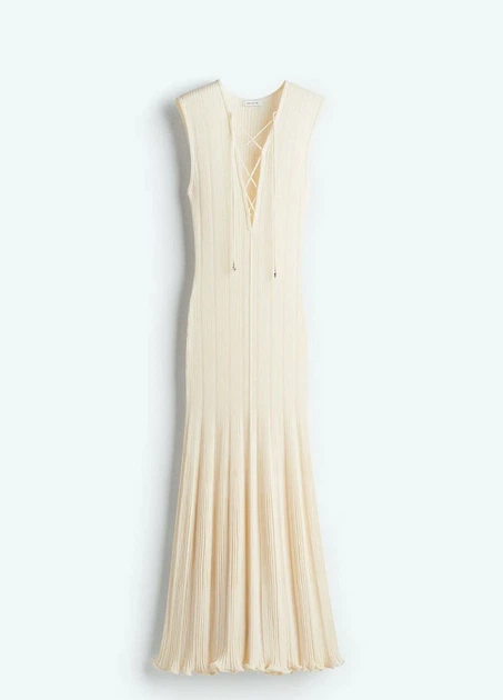 Плаття H&M 16375 Молочний XL (1283) - Фото 3 Плаття H&M 16375 Молочний XL (1283) - изображение 3