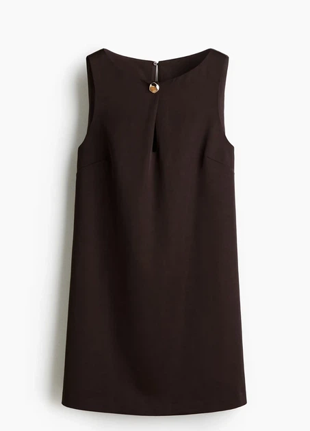 Плаття H&M 16504 Темний коричневий L (1290) - Фото 4 Плаття H&M 16504 Темний коричневий L (1290) - изображение 4