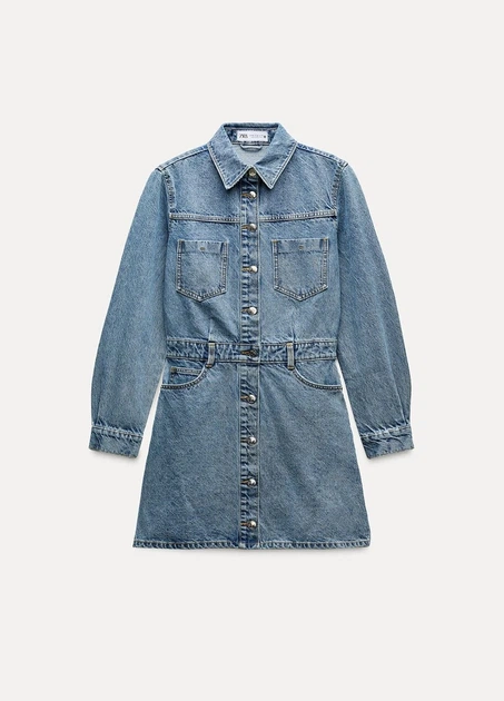 Плаття Zara 16858 Синій L (1879) - Фото 2 Плаття Zara 16858 Синій L (1879) - изображение 2