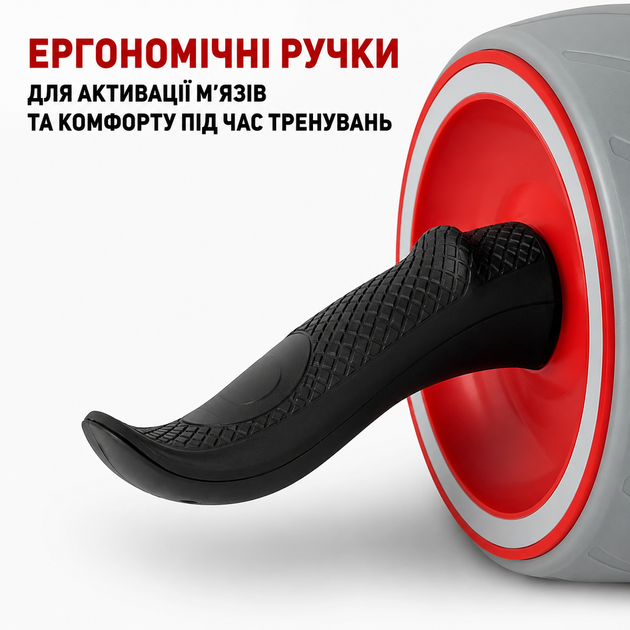 Ролик для пресса MuvNext Core Wheel с двойным колесом и пружинным механизмом, разборный - изображение 7