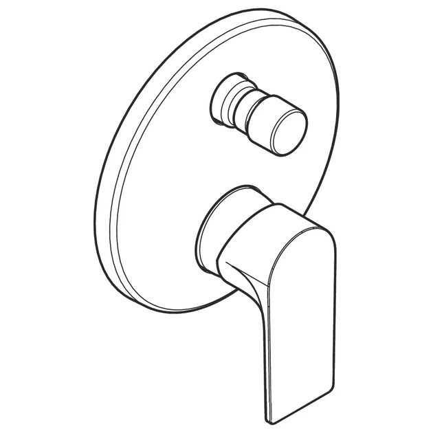 Hansgrohe Rebris E Смеситель для ванны/душа, черный (72468670) - изображение 4