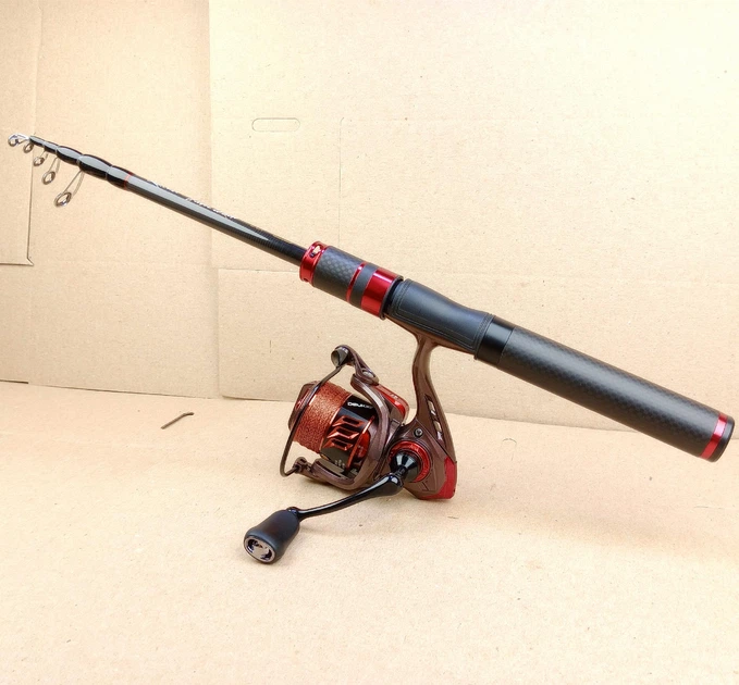 Комплект ML Спінінг Roll Fish TRAVEL EDITION 1.8м. (5-20гр) Fast Medium Light та Котушка DEUKIO KR800 Миттєвий Стоп Набір Телескопічний для риболовлі - Фото 4 Комплект ML Спінінг Roll Fish TRAVEL EDITION 1.8м. (5-20гр) Fast Medium Light та Котушка DEUKIO KR800 Миттєвий Стоп Набір Телескопічний для риболовлі - изображение 4