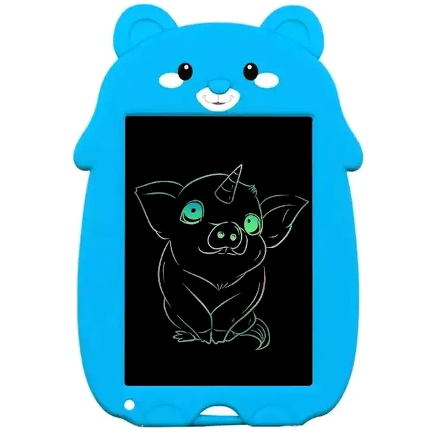 Графический планшет Writing Tablet Bear для детей голубой цвет для рисования и создания заметок - Фото 4 Графический планшет Writing Tablet Bear для детей голубой цвет для рисования и создания заметок - изображение 4