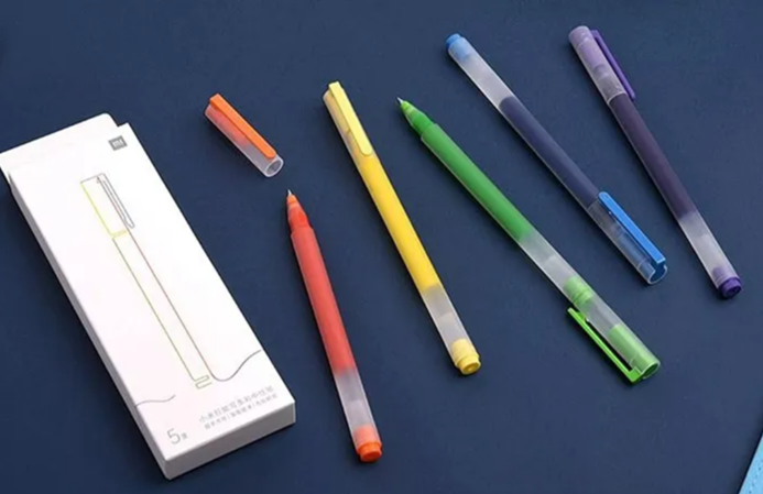 Набір кольорових ручок Xiaomi Mi Gel Ink Pen MJZXB03WC (5 шт.) - изображение 2