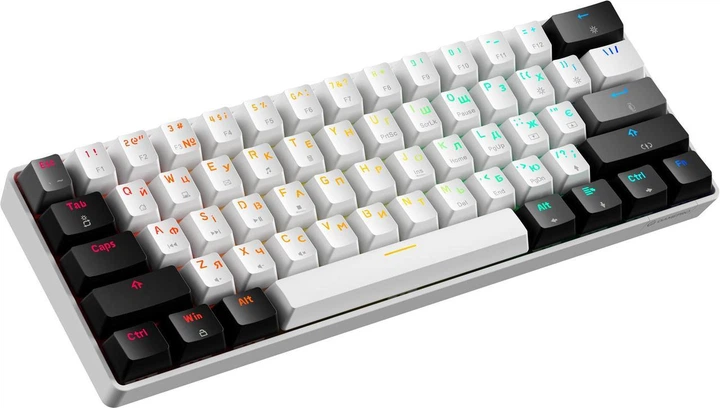 Клавіатура GamePro Genesis Infinity MK130BW Black/White 12728 - изображение 8