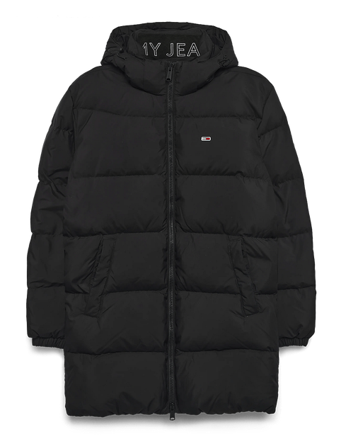 Куртка чоловіча пухова парка Tommy Jeans TJM Essential Down Parka Чорна 2XL - изображение 7