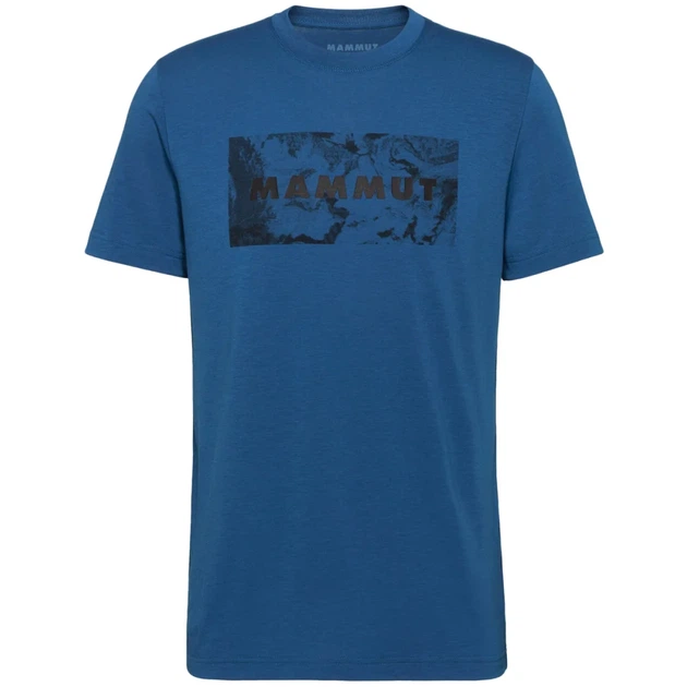 Футболка Mammut Trovat T-Shirt Logo L marine - Фото 1 Футболка Mammut Trovat T-Shirt Logo L marine - изображение 1