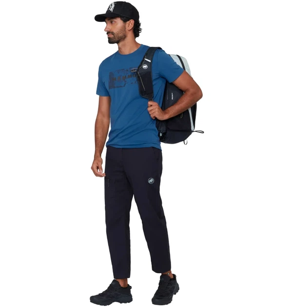 Футболка Mammut Trovat T-Shirt Logo L marine - Фото 5 Футболка Mammut Trovat T-Shirt Logo L marine - изображение 5