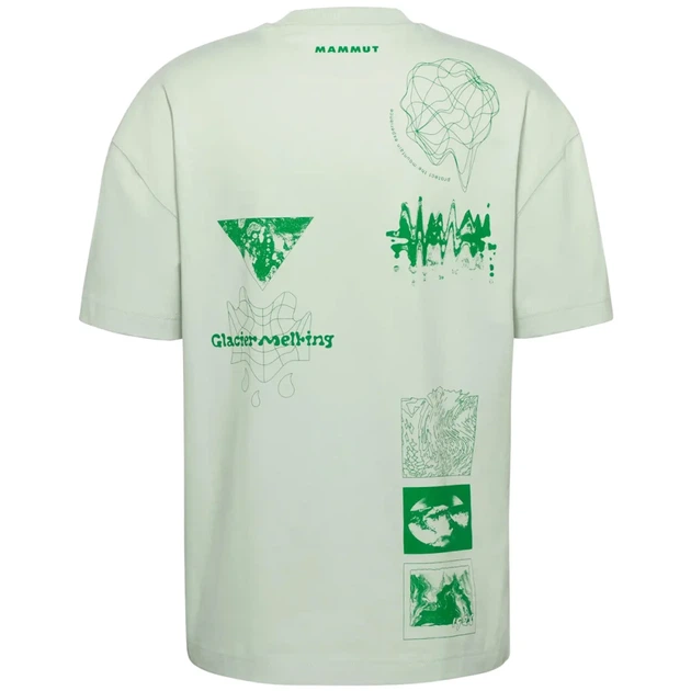 Футболка Mammut BaseRelaxed T-Shirt Glacier XL silversage - изображение 2