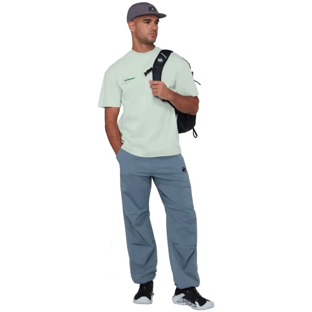 Футболка Mammut BaseRelaxed T-Shirt Glacier XL silversage - изображение 6