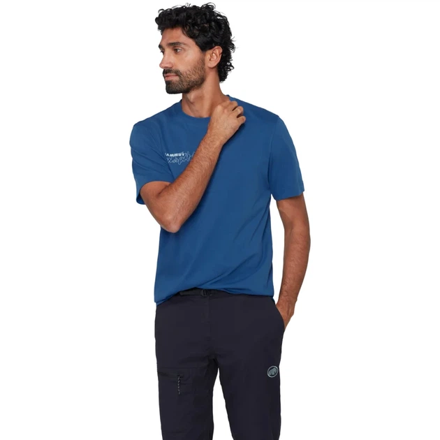 Футболка Mammut Base T-Shirt Men Multi-Pitch L tschiel - изображение 3